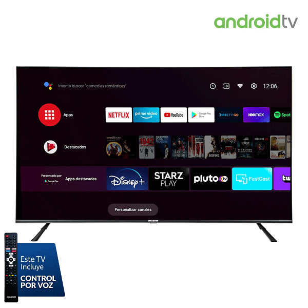 Televisor Android 65 Pulgadas UHD Smart TV UHD 65LO70 BT ANDROID T2 S --  --